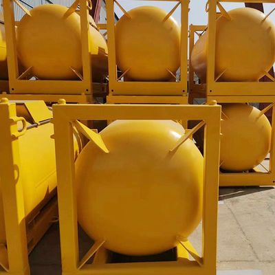 ইউএন টি২১ পাইরোফোরিক তরল জন্য পোর্টেবল রাসায়নিক স্টোরেজ ট্যাংক 7520L 6 বার MAWP 18.2 বার পরীক্ষা করা হয়েছে